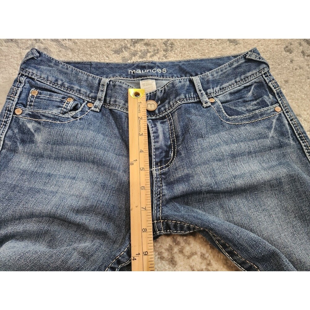 Maurices Womens Size 7/8 Long Bootcut Medium Wash Stretch Denim - Picture 4 of 8